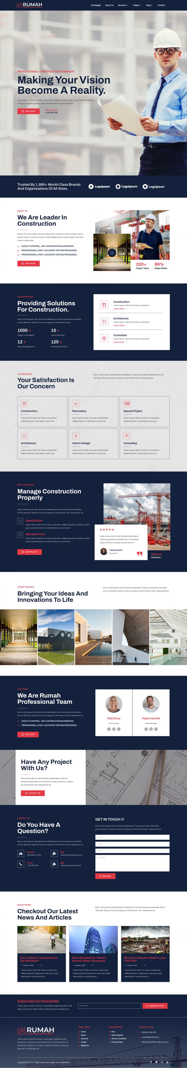 WordPress шаблон ThemeForest Rumah