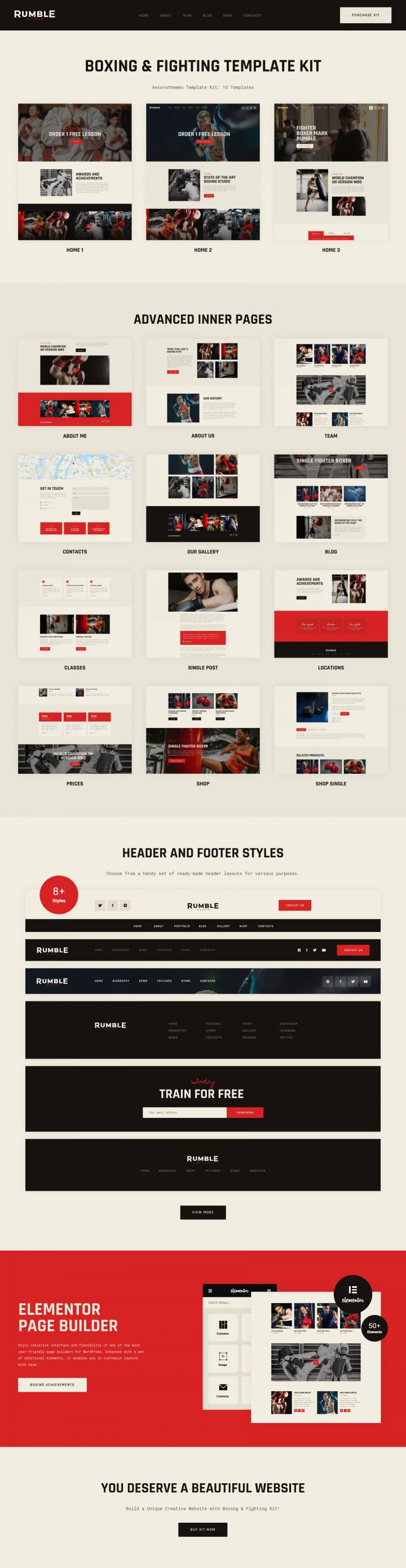 WordPress шаблон ThemeForest Rumble