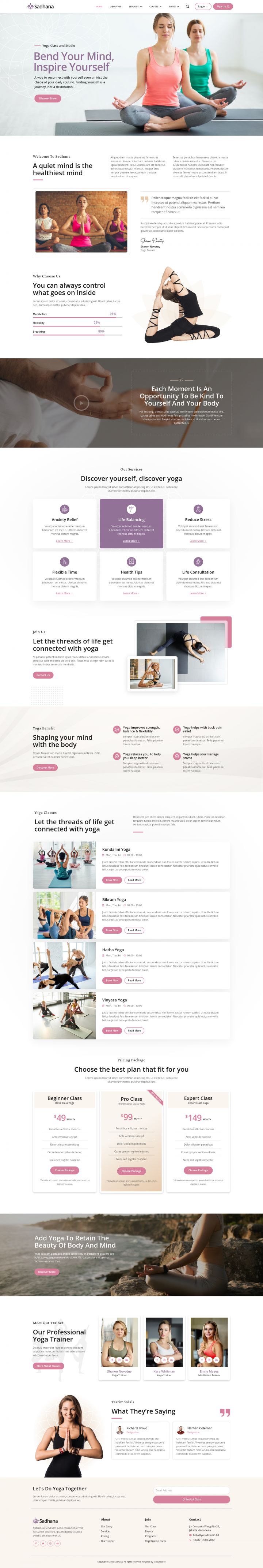 WordPress шаблон ThemeForest Sadhana