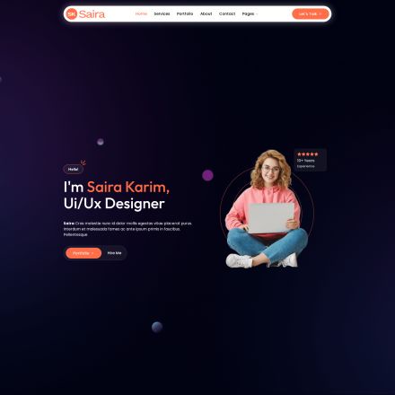 ThemeForest Saira