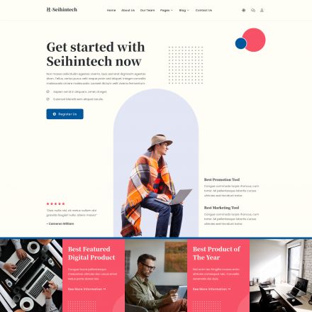 ThemeForest Seihintech