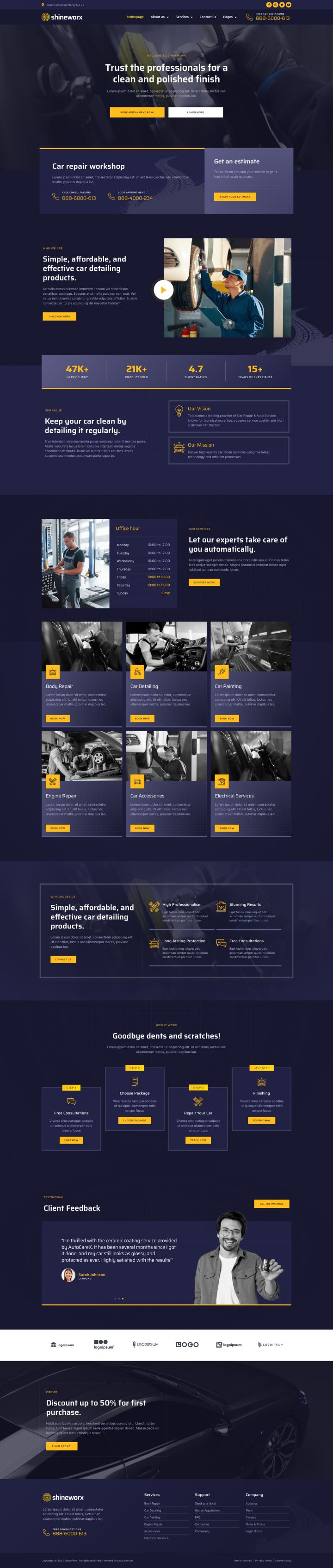 WordPress шаблон ThemeForest ShineWorx