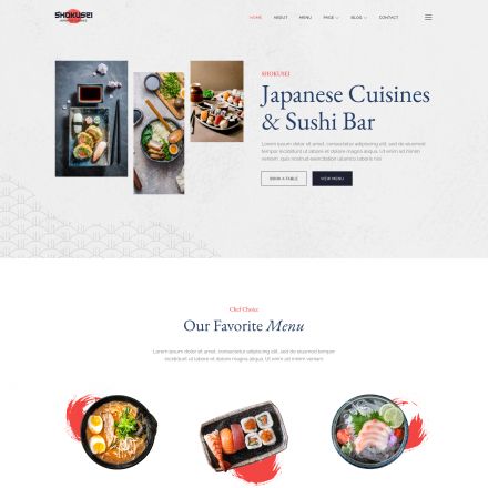 ThemeForest Shokusei