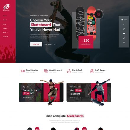 ThemeForest Skatehouse