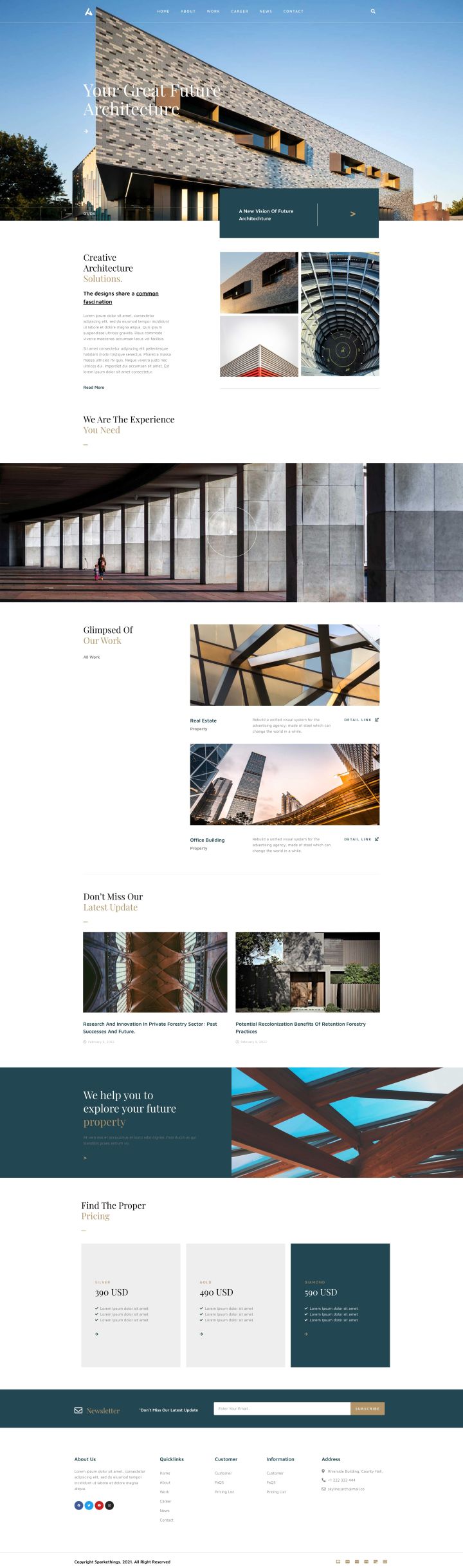 WordPress шаблон ThemeForest Skyline