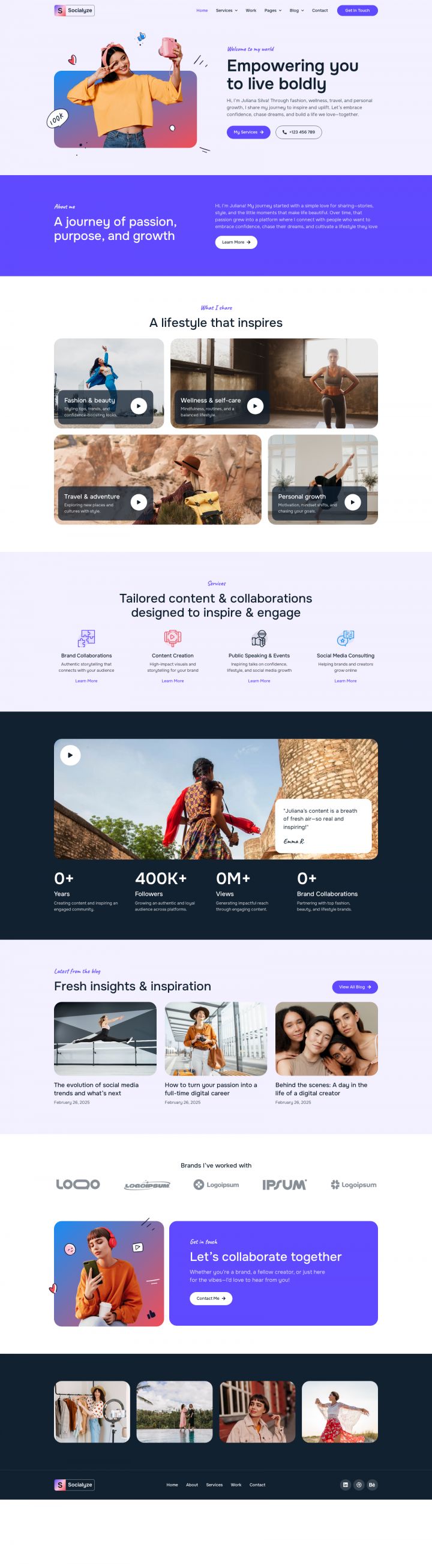 WordPress шаблон ThemeForest Socialyze
