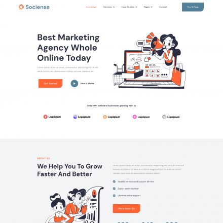 ThemeForest Socience