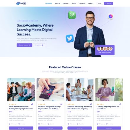 ThemeForest SocioAcademy