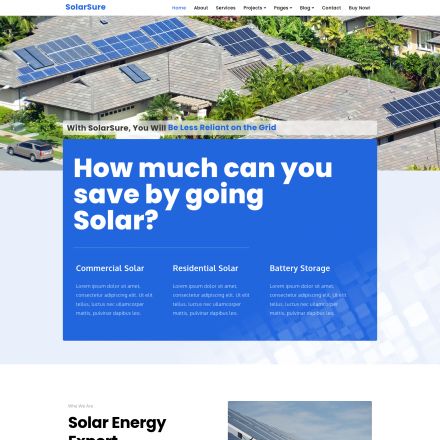 ThemeForest Solar Sure