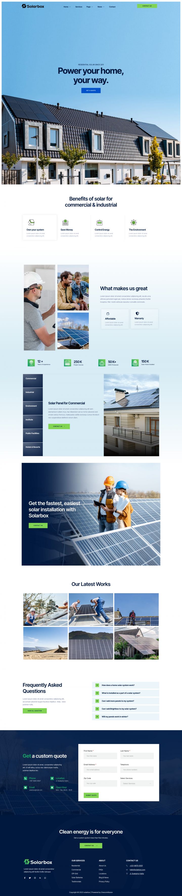 WordPress шаблон ThemeForest Solarbox