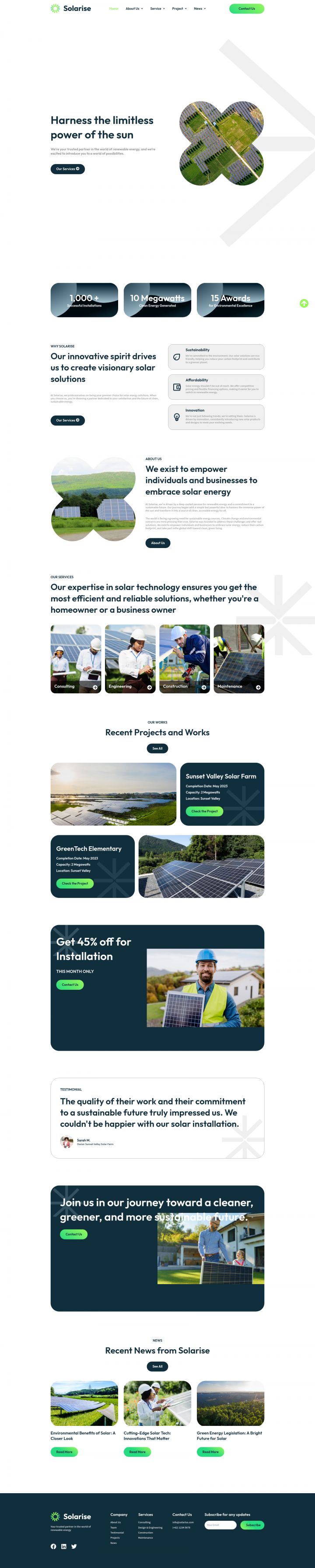 WordPress шаблон ThemeForest Solarise