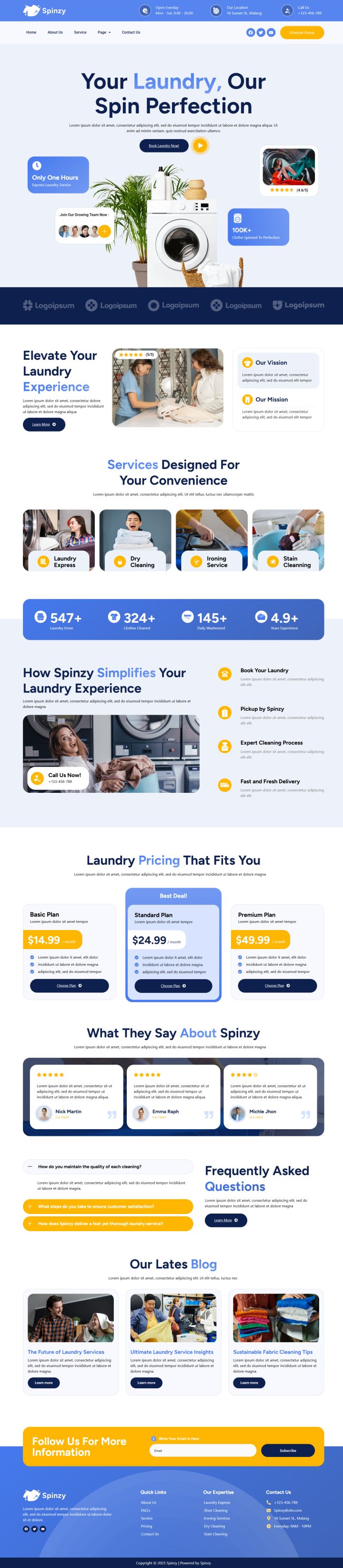 WordPress шаблон ThemeForest Spinzy