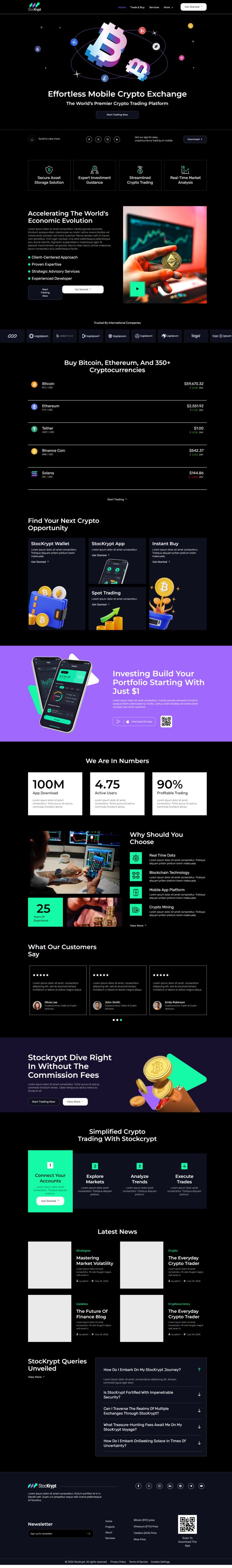 WordPress шаблон ThemeForest Stockrypt