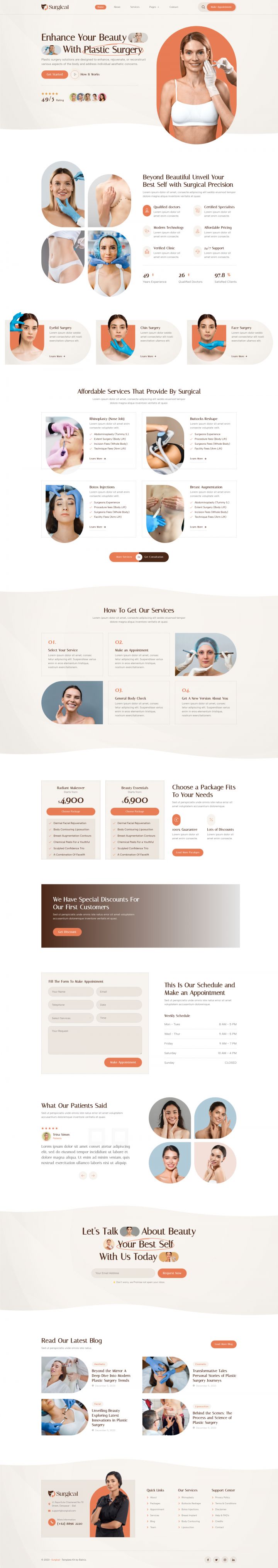 WordPress шаблон ThemeForest Surgical