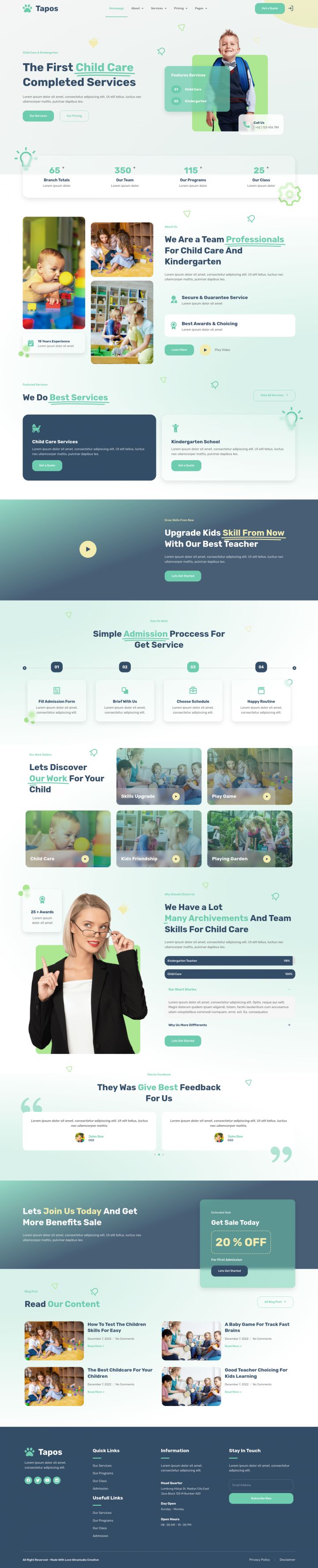 WordPress шаблон ThemeForest Tapos