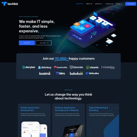 ThemeForest TechBiz