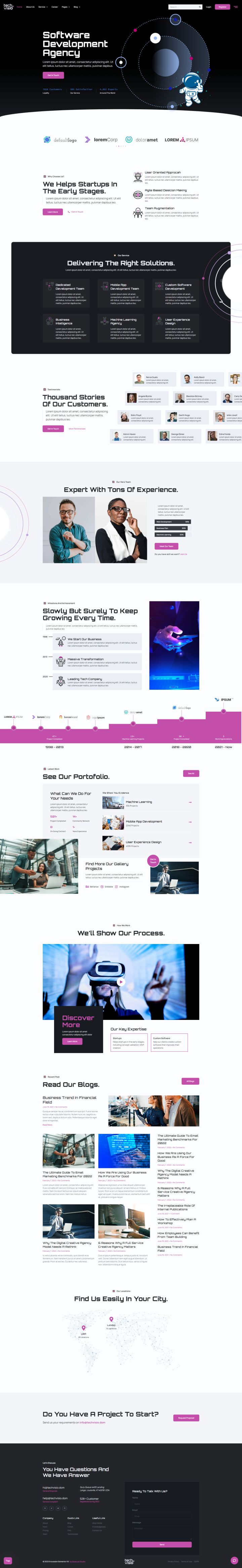 WordPress шаблон ThemeForest Techvisio