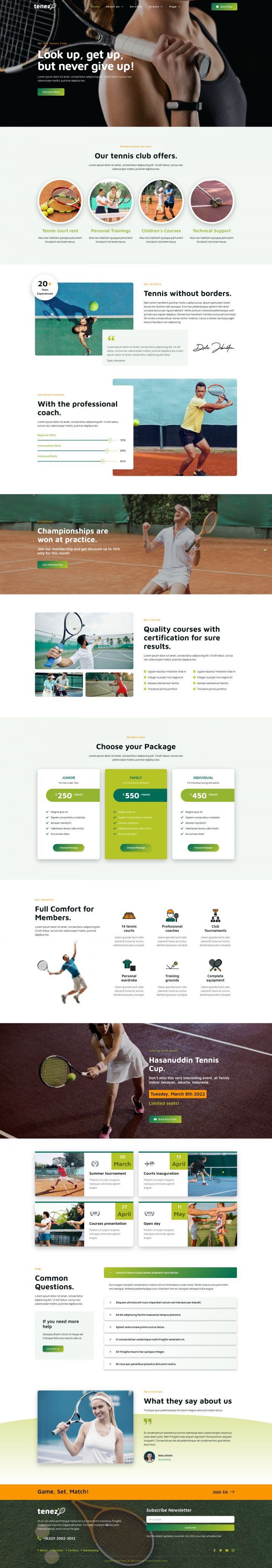 WordPress шаблон ThemeForest Tenez