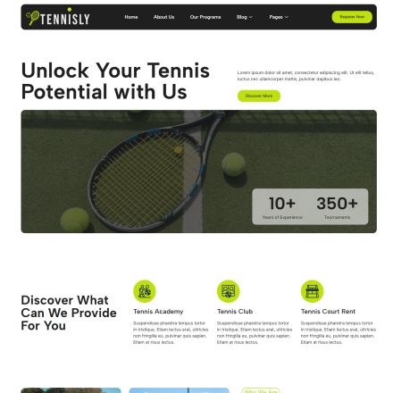 ThemeForest Tennisly