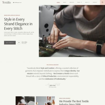 ThemeForest Textilia