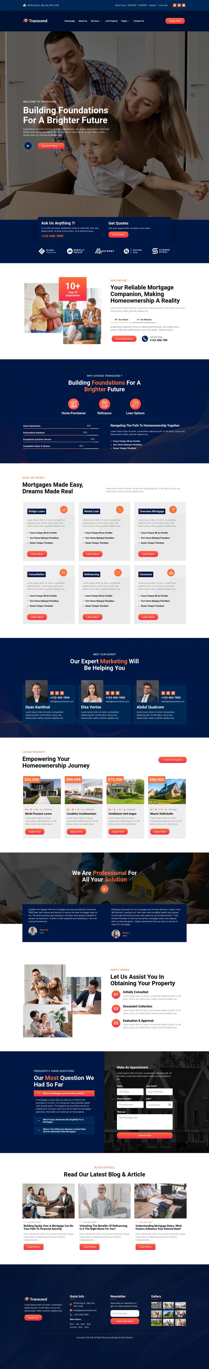 WordPress шаблон ThemeForest Transcend