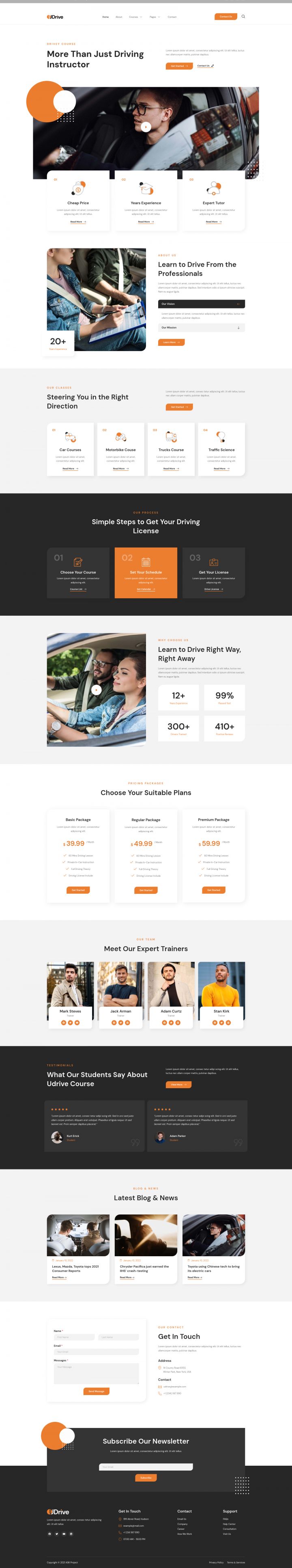 WordPress шаблон ThemeForest Udrive