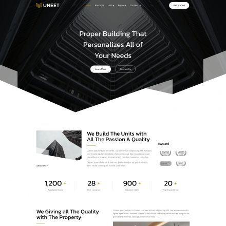 ThemeForest Uneet