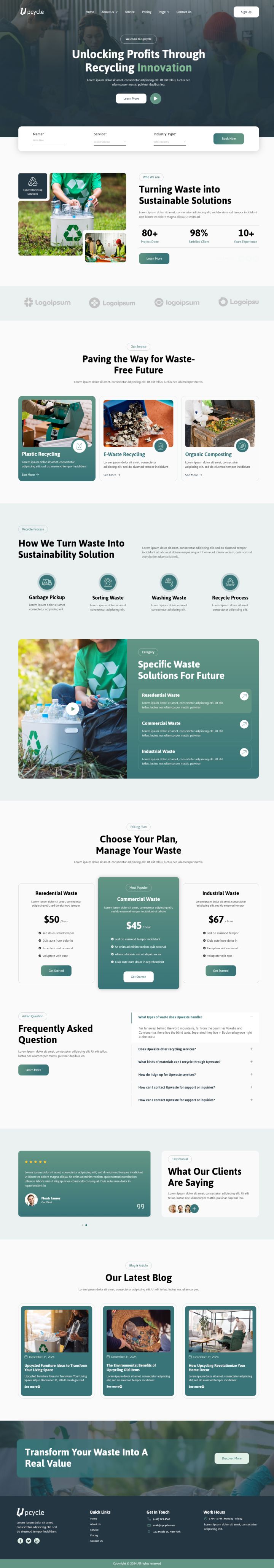 WordPress шаблон ThemeForest Upcycle