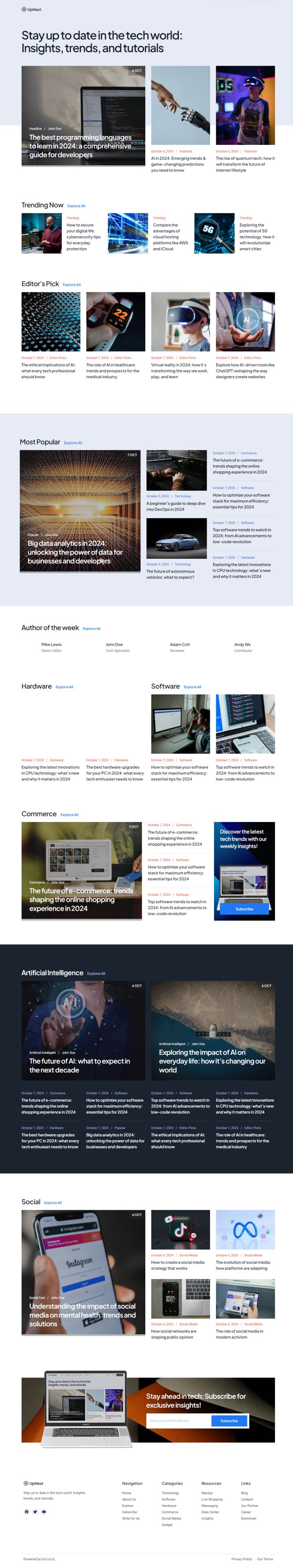 WordPress шаблон ThemeForest UpNext