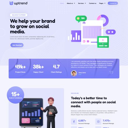 ThemeForest UpTrend