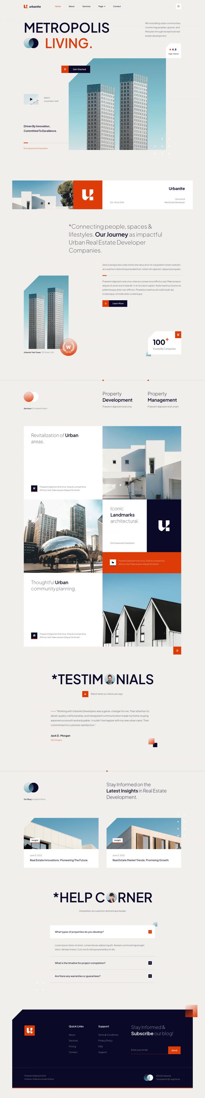 WordPress шаблон ThemeForest Urbanite