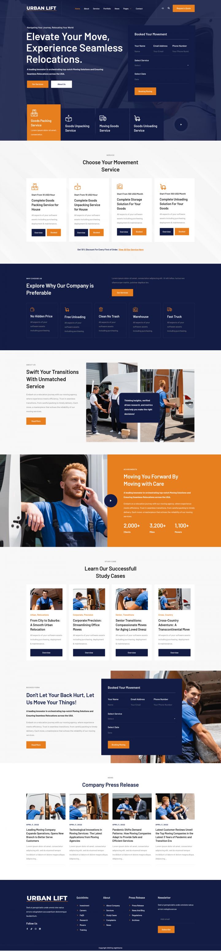 WordPress шаблон ThemeForest UrbanLift