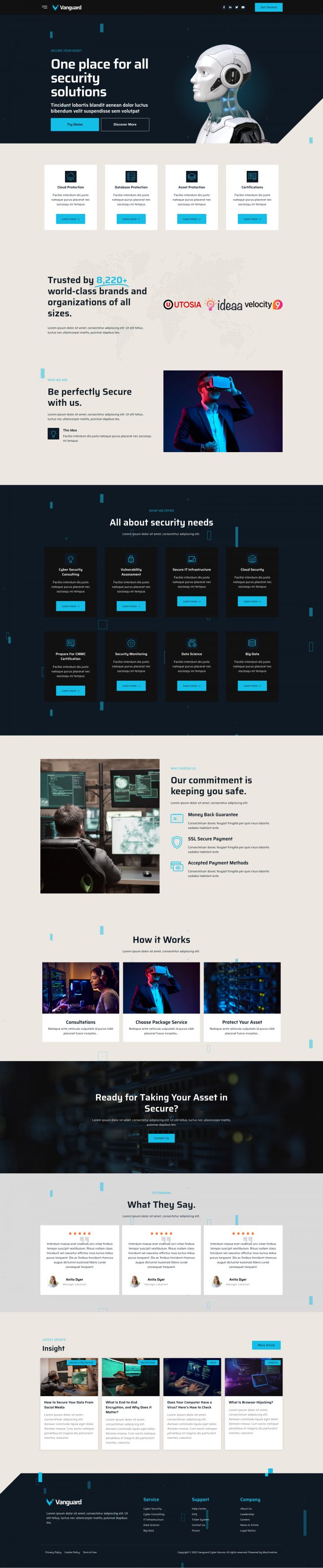 WordPress шаблон ThemeForest Vanguard