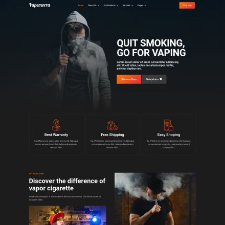 ThemeForest Vapemorra