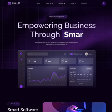 ThemeForest VirtuAI