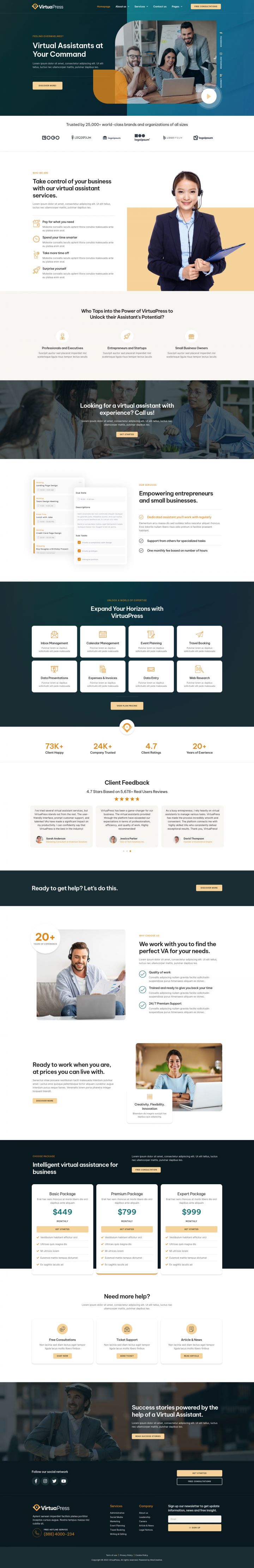 WordPress шаблон ThemeForest VirtuaPress