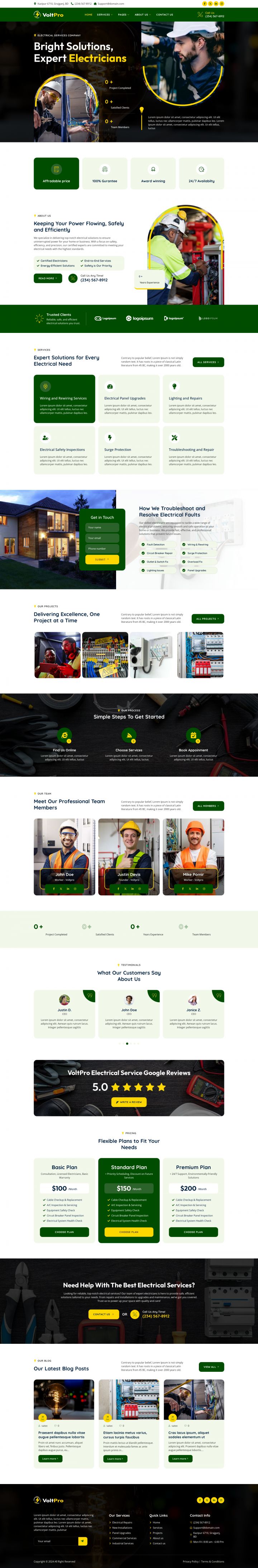 WordPress шаблон ThemeForest Voltpro