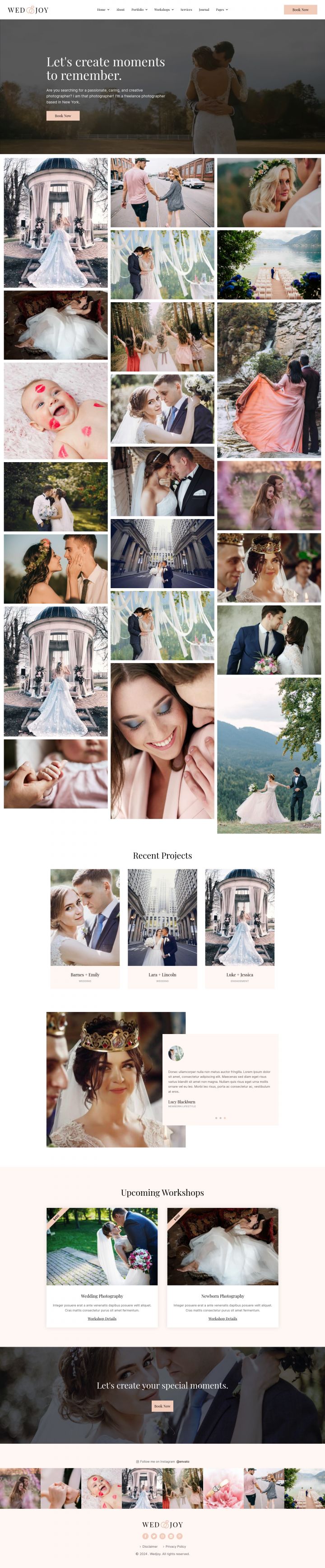 WordPress шаблон ThemeForest Wedjoy