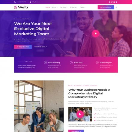 ThemeForest Wefa