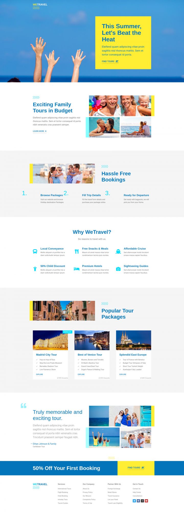 WordPress шаблон ThemeForest WeTravel