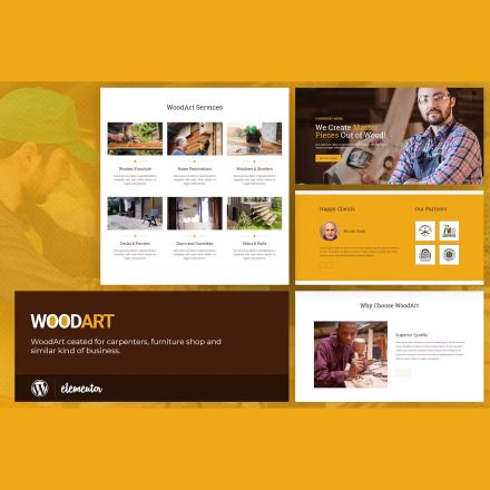 ThemeForest WoodArt