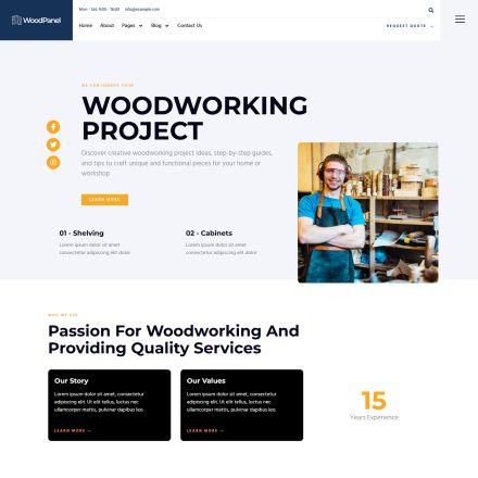 ThemeForest Woodpanel