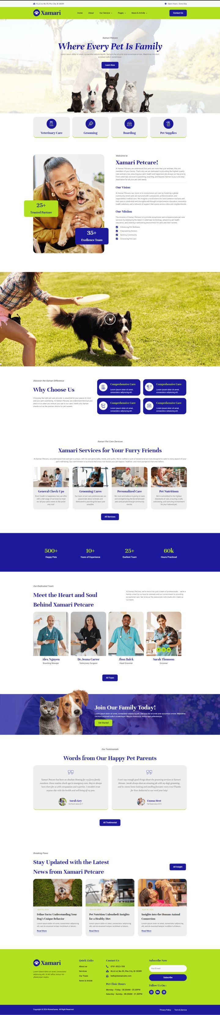 WordPress шаблон ThemeForest Xamari