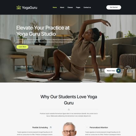 ThemeForest YogaGuru