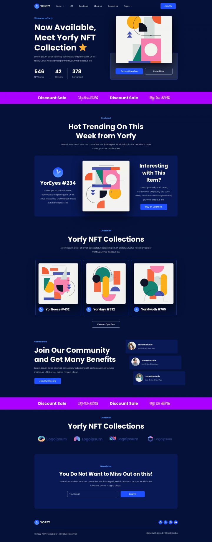 WordPress шаблон ThemeForest Yorfy