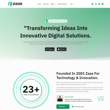 ThemeForest Zaas