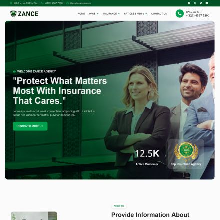 ThemeForest Zance