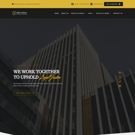 ThemeForest Zed Legal