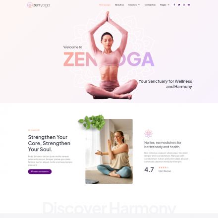 ThemeForest ZenYoga