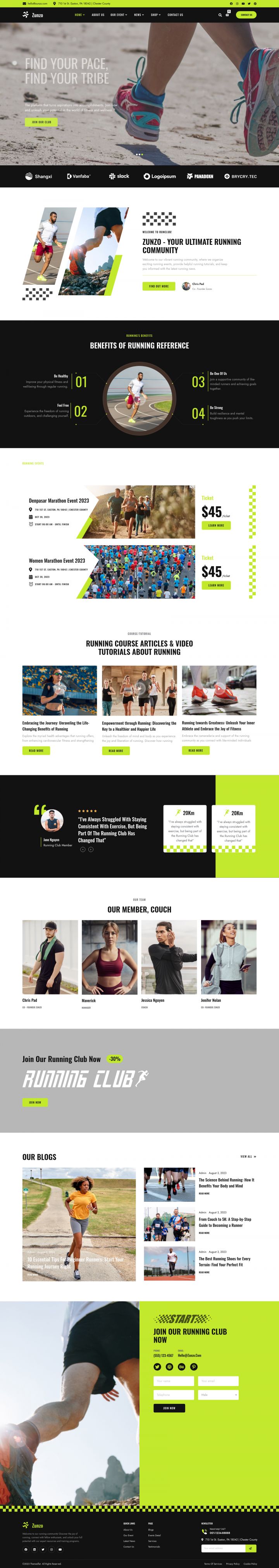 WordPress шаблон ThemeForest Zunzo